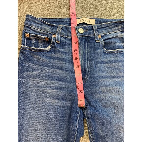 TRAVE Jeans Colette Kick Flare Mid Rise Size 26 - Picture 10 of 12